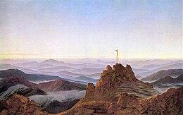 Caspar david friedrich morgen im riesengebirge